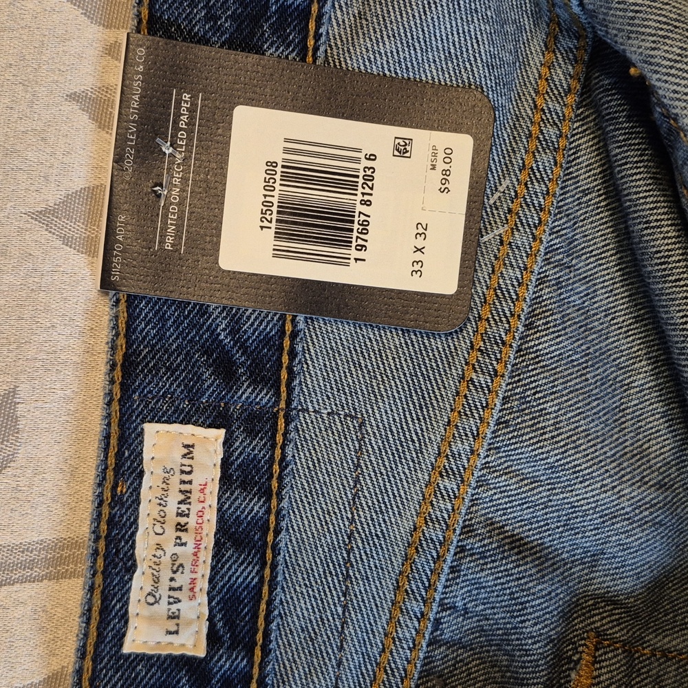 NWT•Woman's Levi's 501 Original•High Rise•Button Fly•W33/L32•100%Cotton - Picture 5 of 12